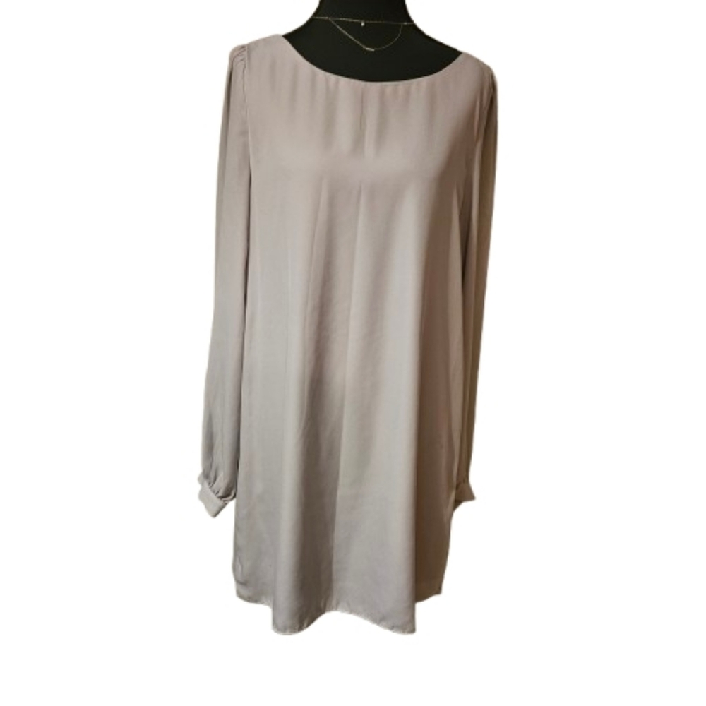 Lulus Medium Women's Gray Tunic Dress